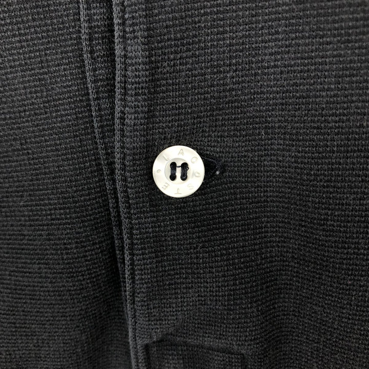 Lacoste Sport Short-Sleeve Polo Shirt, Size 6 (Men's XL equivalent) cotton black type Vintage Second Hand