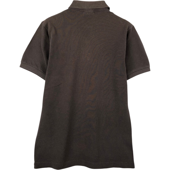 Lacoste LACOSTE short sleeve polo shirt size 3, men's size S cotton brown type Vintage Second Hand