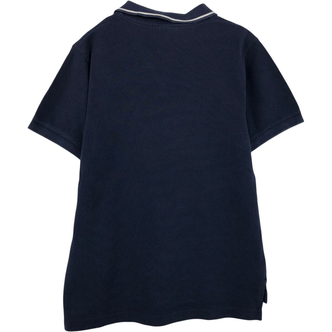 2000'S Ralph Lauren POLO JEANS COMPANY Skipper Collar Short-Sleeve Polo Shirt, Men's Size L (approx.) cotton navy blue type Vintage Second Hand