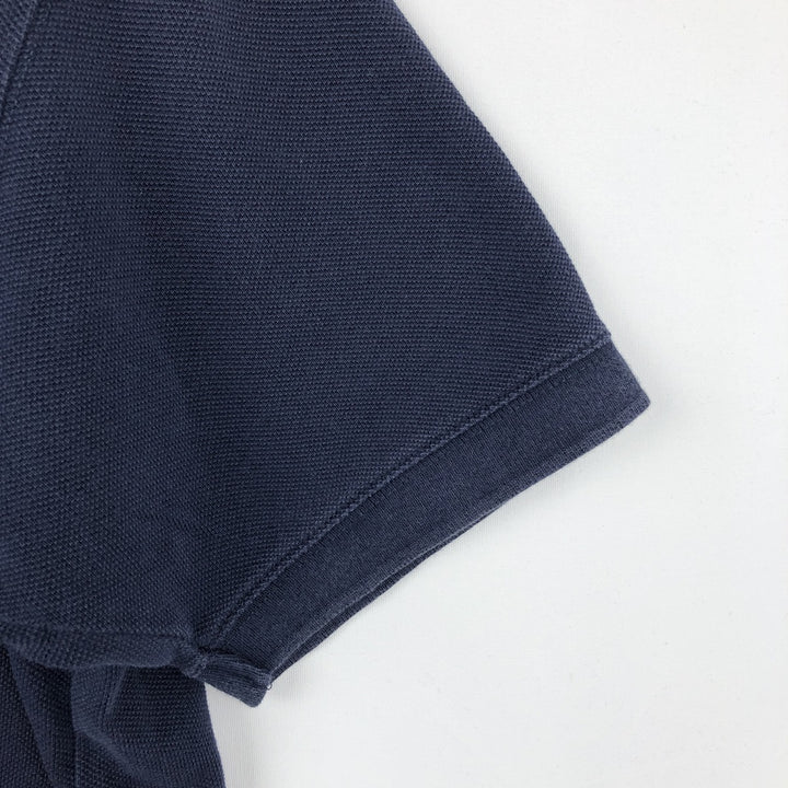2000'S Ralph Lauren POLO JEANS COMPANY Skipper Collar Short-Sleeve Polo Shirt, Men's Size L (approx.) cotton navy blue type Vintage Second Hand