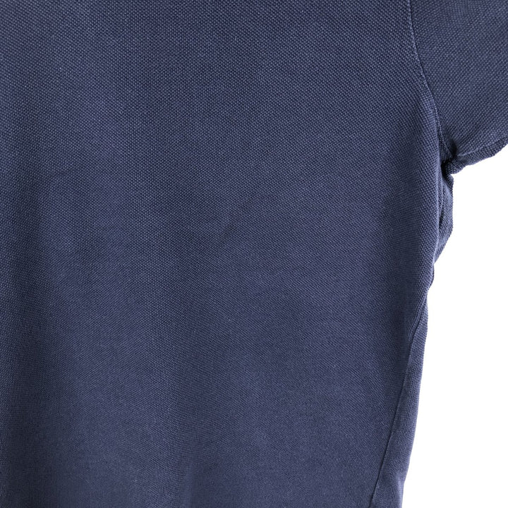 2000'S Ralph Lauren POLO JEANS COMPANY Skipper Collar Short-Sleeve Polo Shirt, Men's Size L (approx.) cotton navy blue type Vintage Second Hand