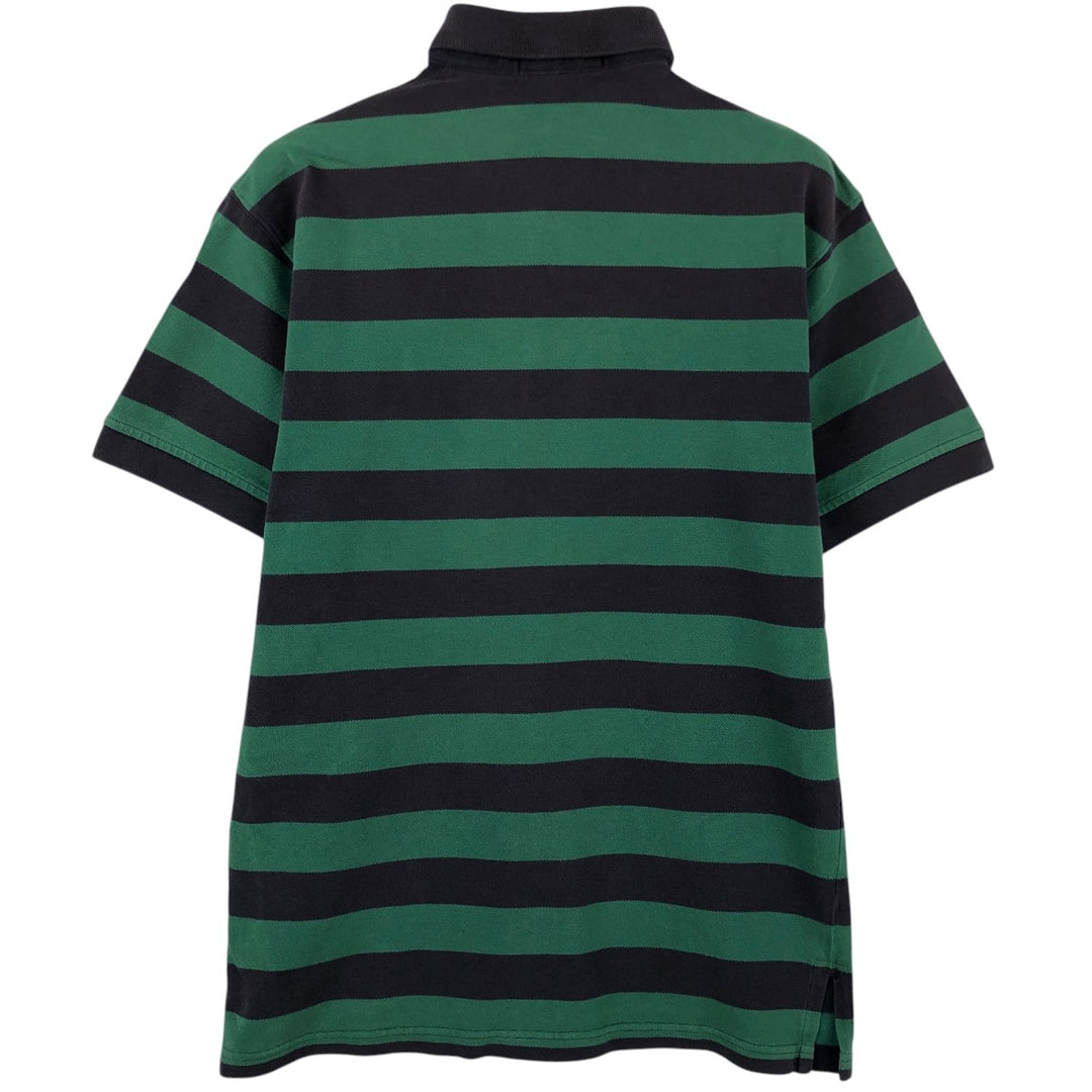 Ralph Lauren POLO by Ralph Lauren short sleeve striped polo shirt, size S for men cotton green type Vintage Second Hand