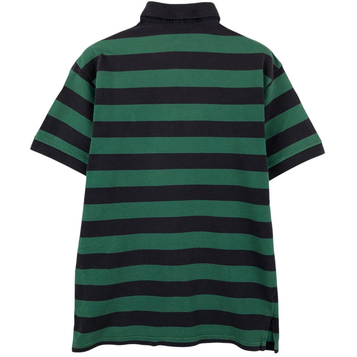 Ralph Lauren POLO by Ralph Lauren short sleeve striped polo shirt, size S for men cotton green type Vintage Second Hand