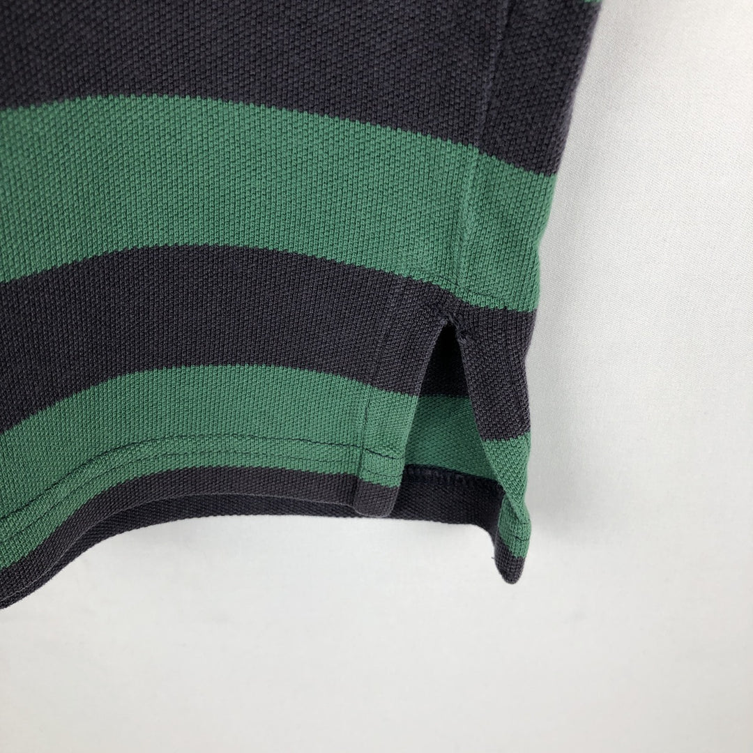 Ralph Lauren POLO by Ralph Lauren short sleeve striped polo shirt, size S for men cotton green type Vintage Second Hand