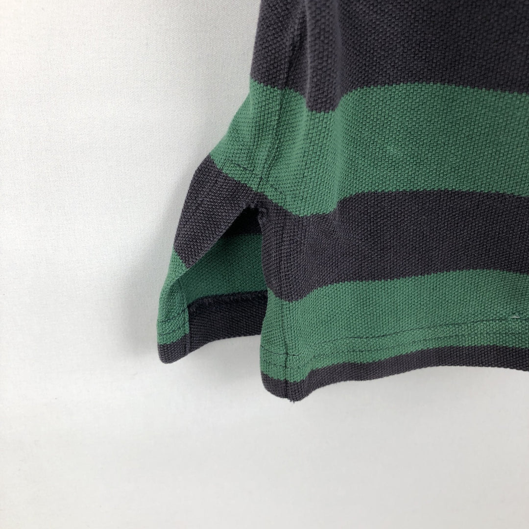 Ralph Lauren POLO by Ralph Lauren short sleeve striped polo shirt, size S for men cotton green type Vintage Second Hand