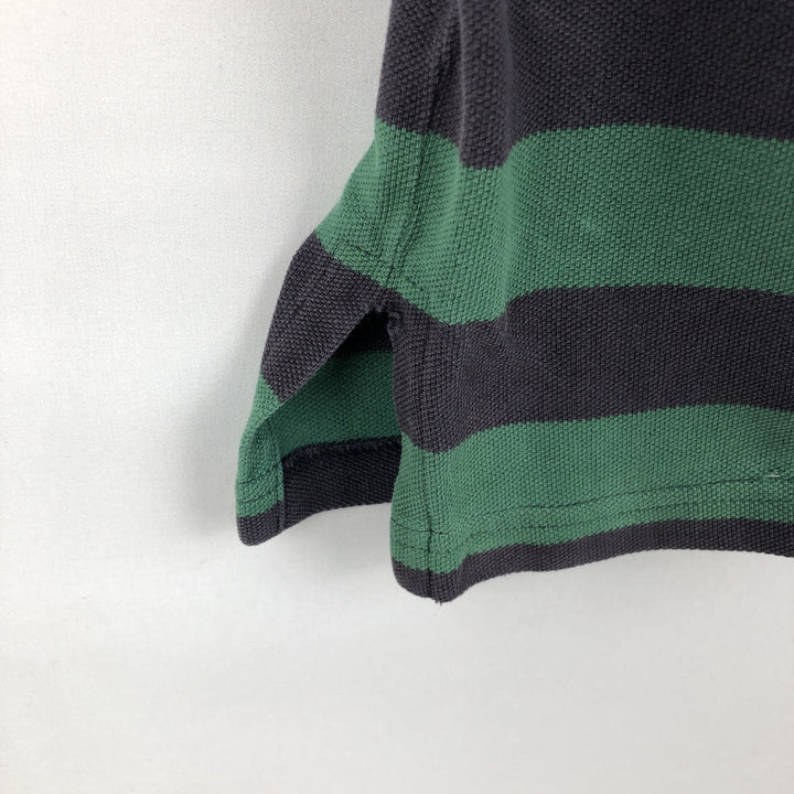 Ralph Lauren POLO by Ralph Lauren short sleeve striped polo shirt, size S for men cotton green type Vintage Second Hand