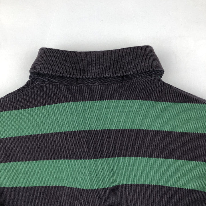 Ralph Lauren POLO by Ralph Lauren short sleeve striped polo shirt, size S for men cotton green type Vintage Second Hand