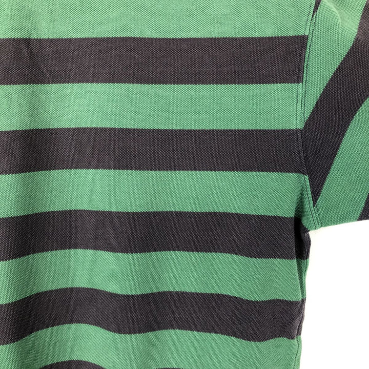 Ralph Lauren POLO by Ralph Lauren short sleeve striped polo shirt, size S for men cotton green type Vintage Second Hand