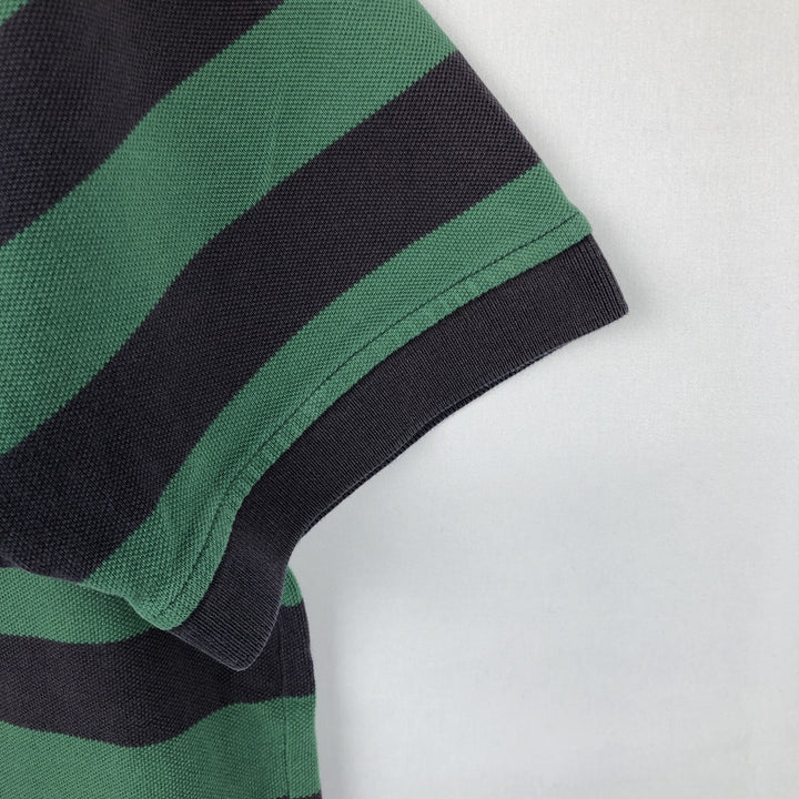 Ralph Lauren POLO by Ralph Lauren short sleeve striped polo shirt, size S for men cotton green type Vintage Second Hand