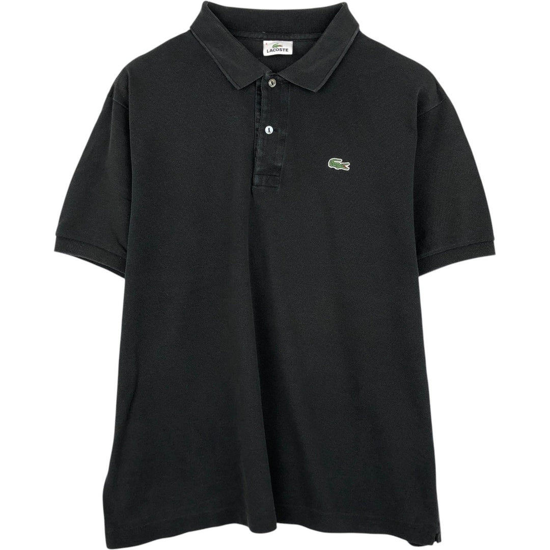 Lacoste LACOSTE Short Sleeve Polo Shirt Size 6 Men's XL cotton black type Vintage Second Hand