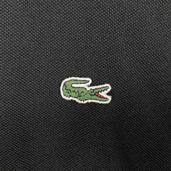 Lacoste LACOSTE Short Sleeve Polo Shirt Size 6 Men's XL cotton black type Vintage Second Hand