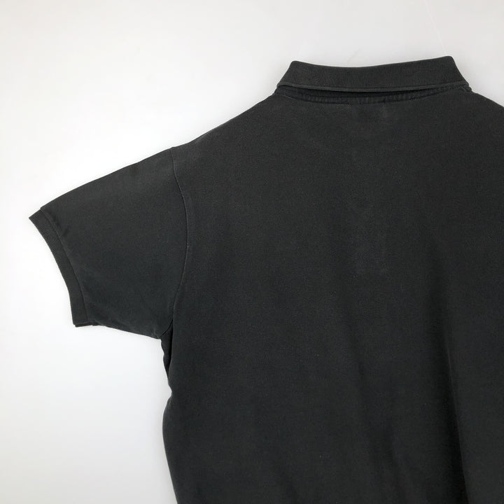 Lacoste LACOSTE Short Sleeve Polo Shirt Size 6 Men's XL cotton black type Vintage Second Hand