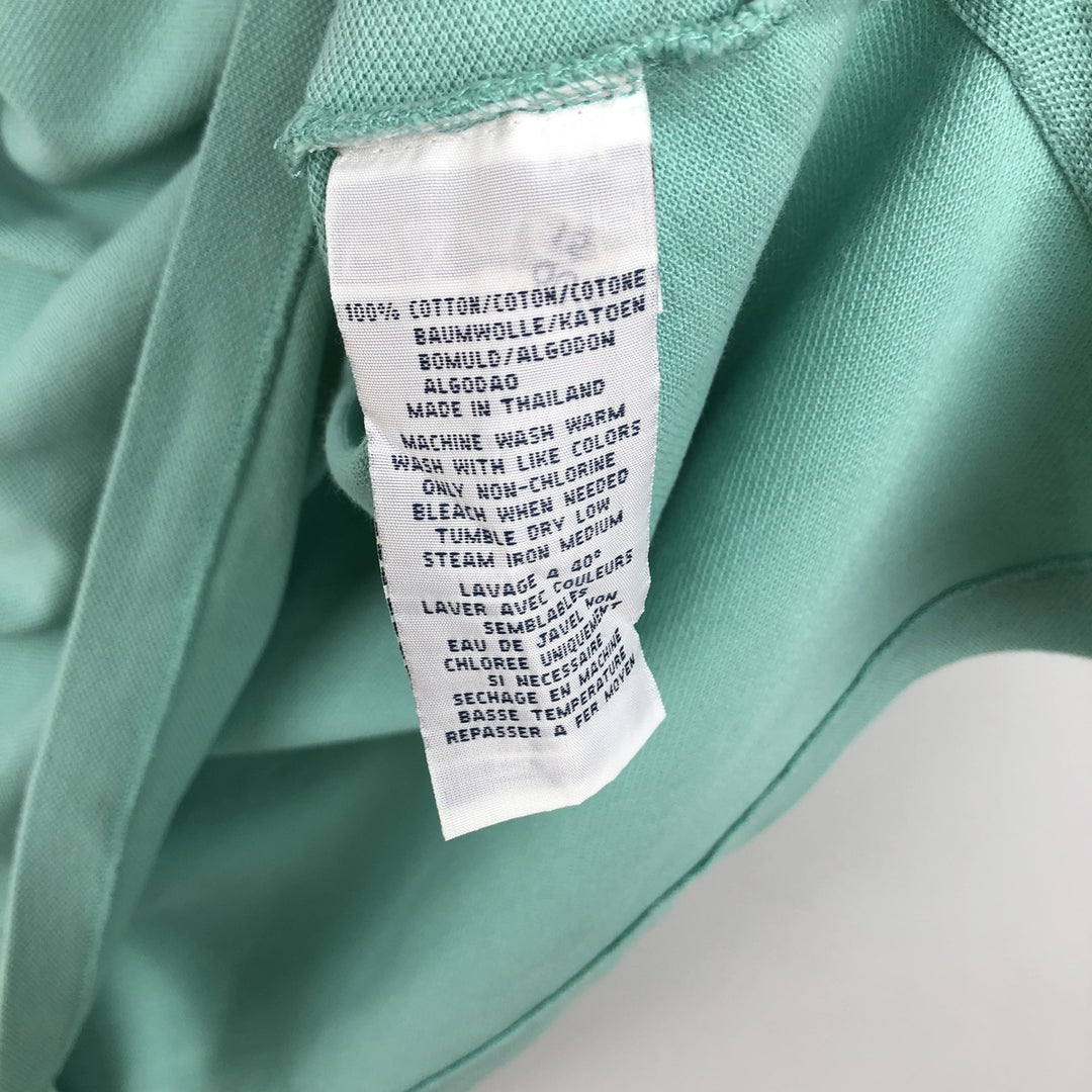 Ralph Lauren POLO by Ralph Lauren short sleeve polo shirt, men's size L cotton Mint green Vintage Second Hand