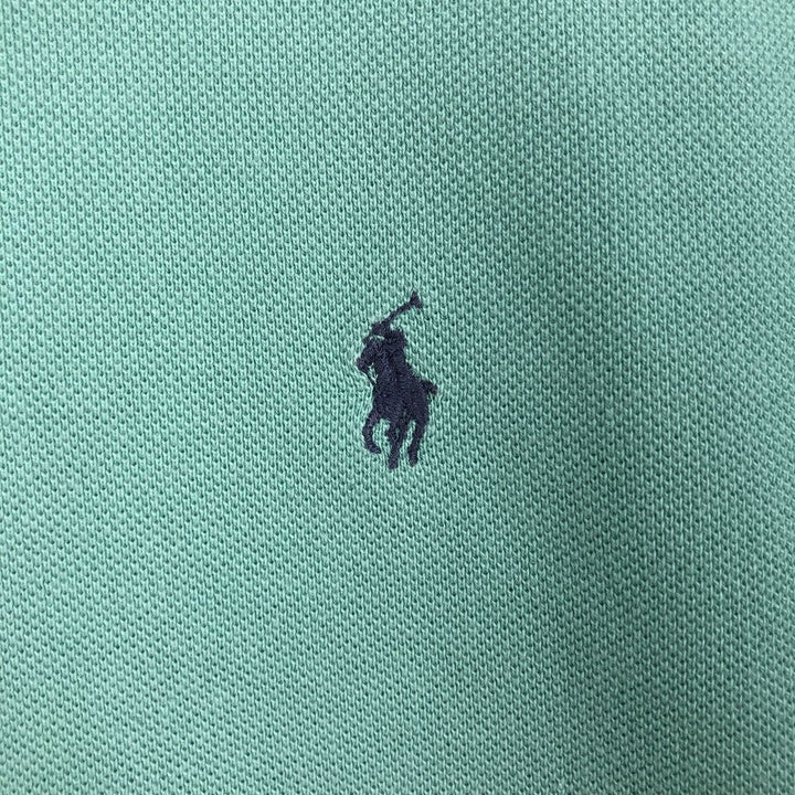Ralph Lauren POLO by Ralph Lauren short sleeve polo shirt, men's size L cotton Mint green Vintage Second Hand