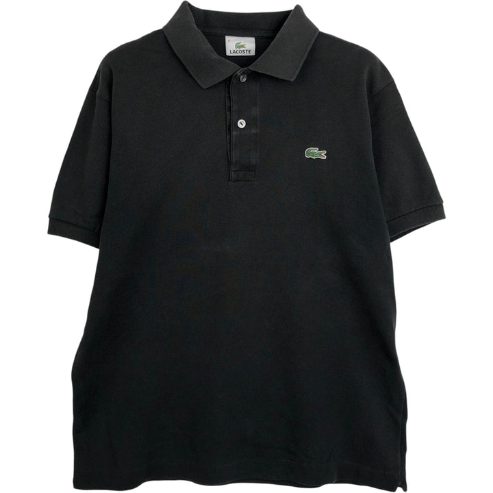 Lacoste LACOSTE Short Sleeve Polo Shirt Size 4 Men's M cotton black type Vintage Second Hand