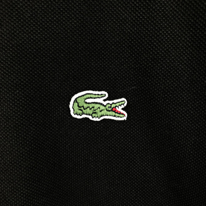 Lacoste LACOSTE Short Sleeve Polo Shirt Size 4 Men's M cotton black type Vintage Second Hand