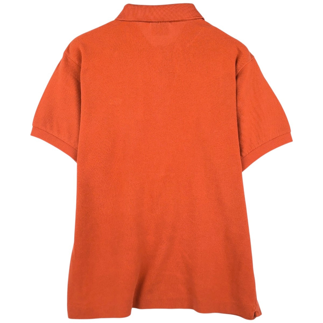 Lacoste LACOSTE Short Sleeve Polo Shirt Size 4 Men's M cotton red type reddish brown Vintage Second Hand