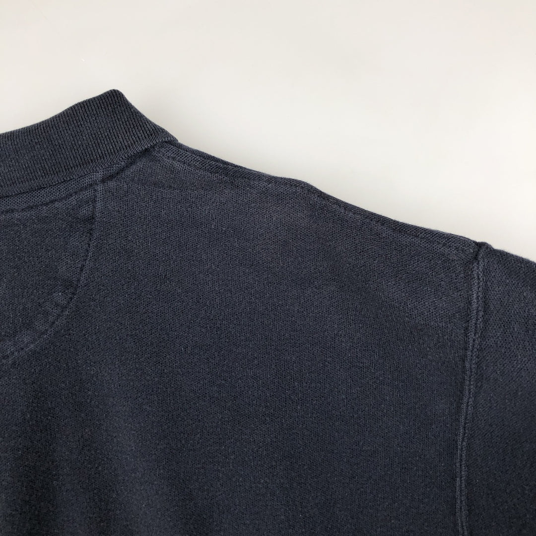 Ralph Lauren CHAPS Short-Sleeve Polo Shirt, Men's Size XL (approx.) cotton navy blue type Vintage Second Hand