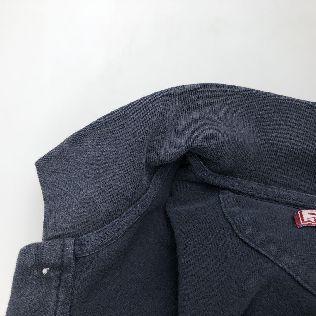 Ralph Lauren CHAPS Short-Sleeve Polo Shirt, Men's Size XL (approx.) cotton navy blue type Vintage Second Hand