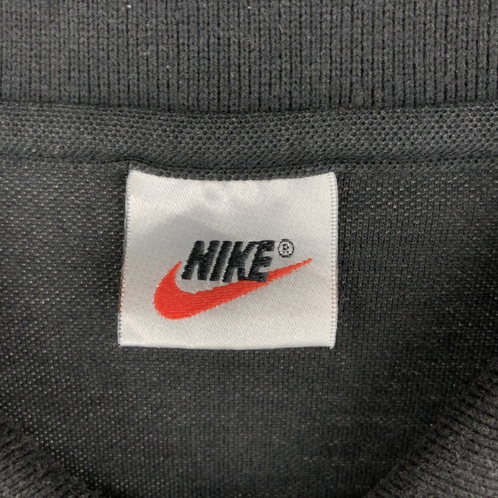 90'S Nike short sleeve polo shirt, men's XL size, vintage unclear black type Vintage Second Hand