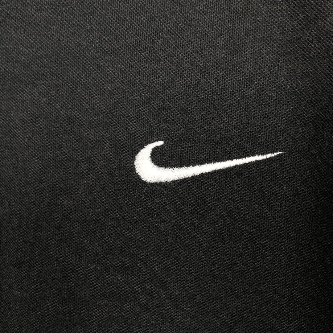 90'S Nike short sleeve polo shirt, men's XL size, vintage unclear black type Vintage Second Hand