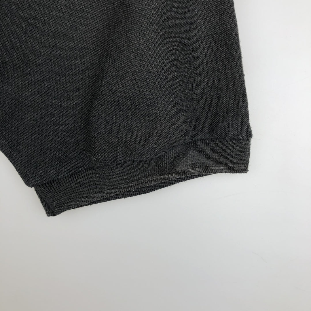90'S Nike short sleeve polo shirt, men's XL size, vintage unclear black type Vintage Second Hand