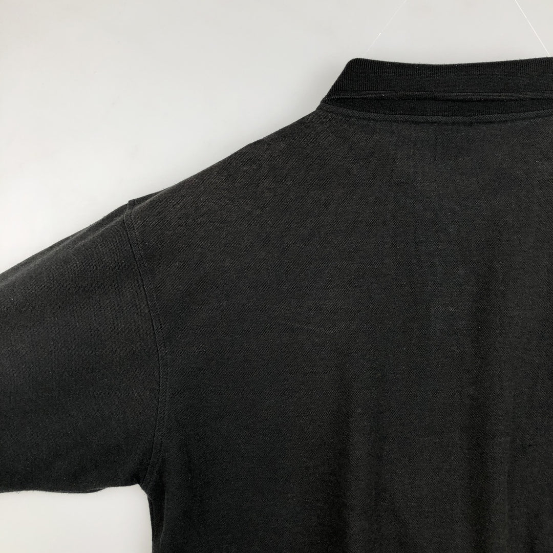 90'S Nike short sleeve polo shirt, men's XL size, vintage unclear black type Vintage Second Hand