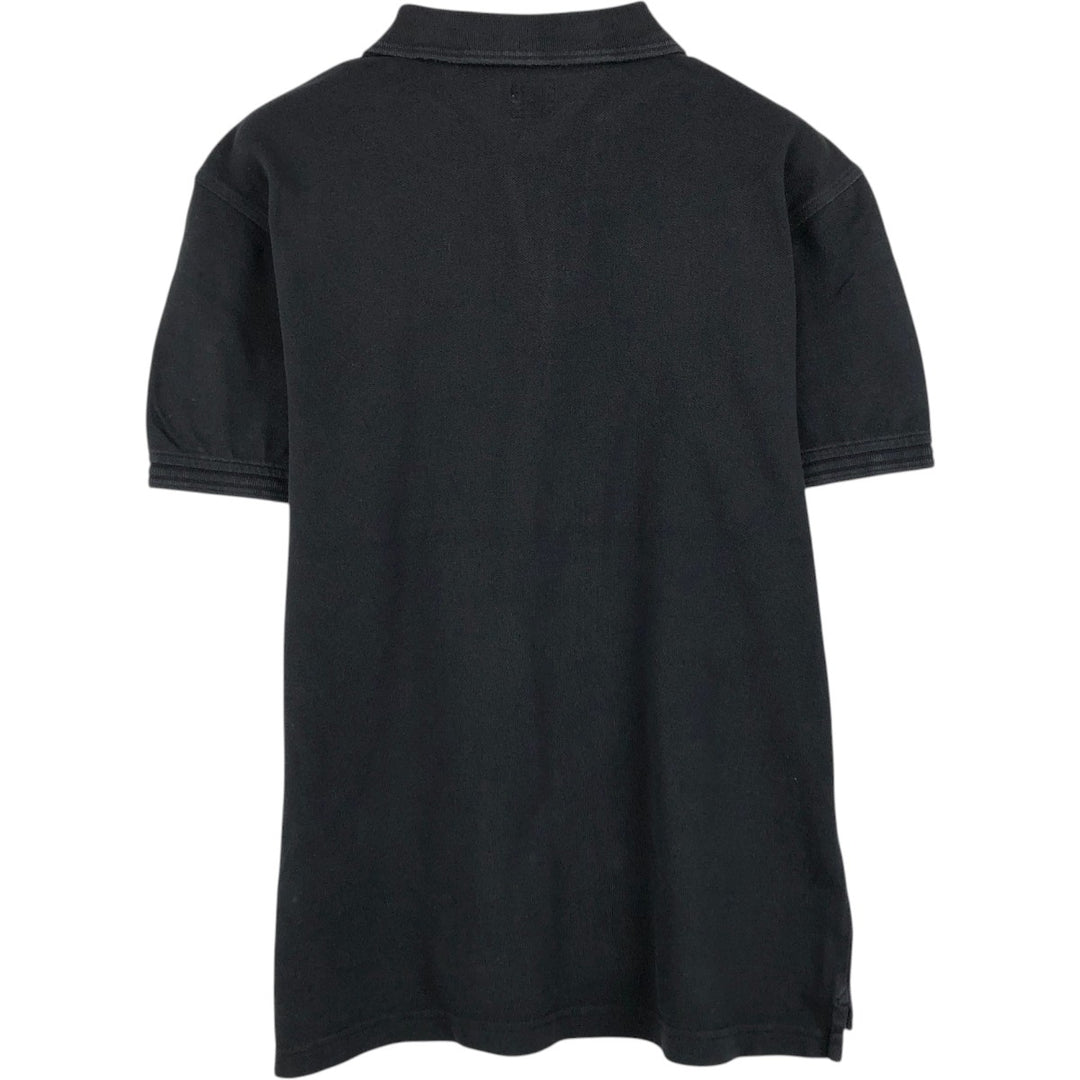 Levi's short-sleeved polo shirt, men's size M (approx.) cotton black type Vintage Second Hand