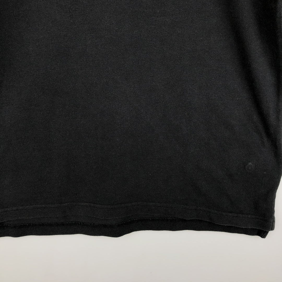 Levi's short-sleeved polo shirt, men's size M (approx.) cotton black type Vintage Second Hand