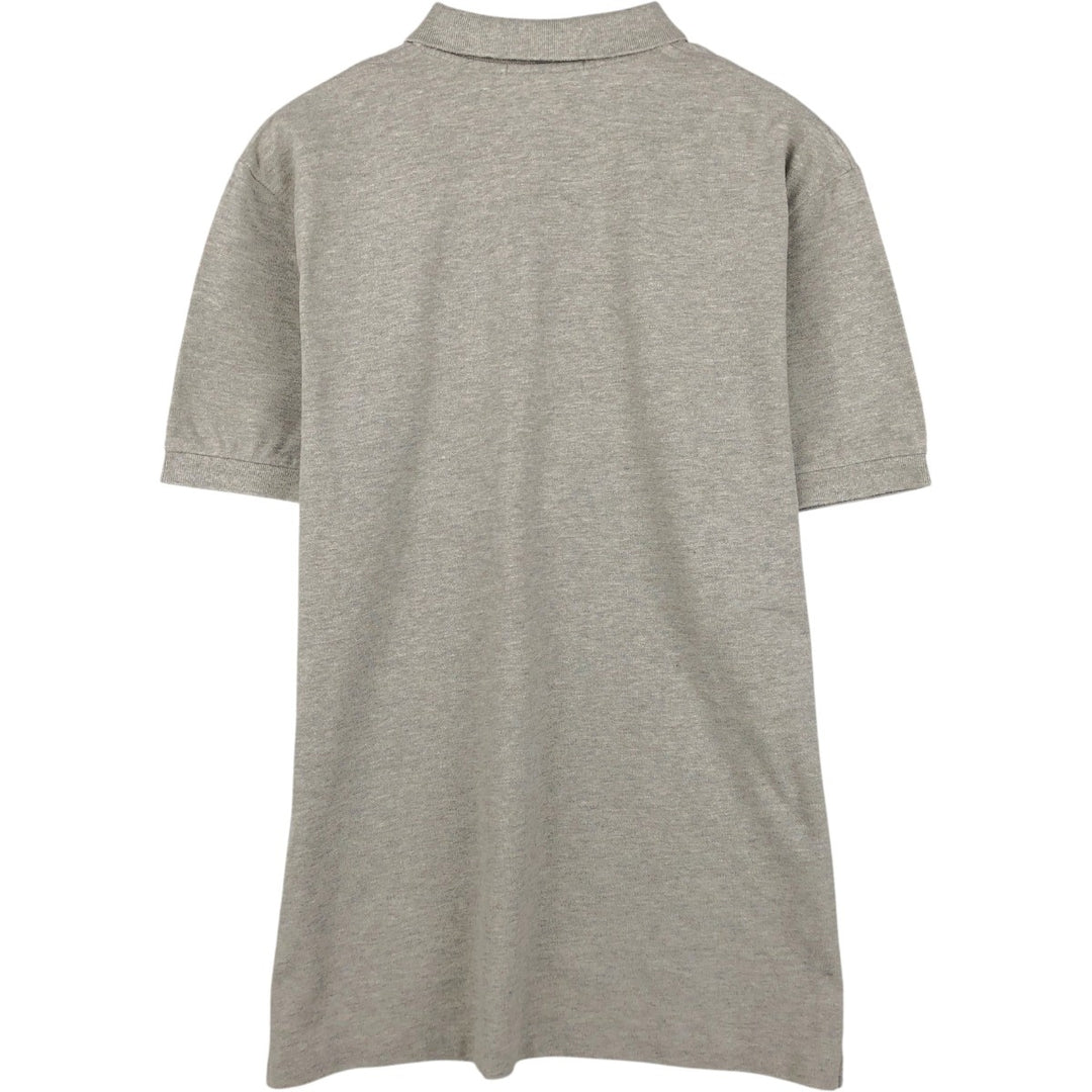 Ralph Lauren POLO by Ralph Lauren short sleeve polo shirt, men's size L cotton gray type Vintage Second Hand