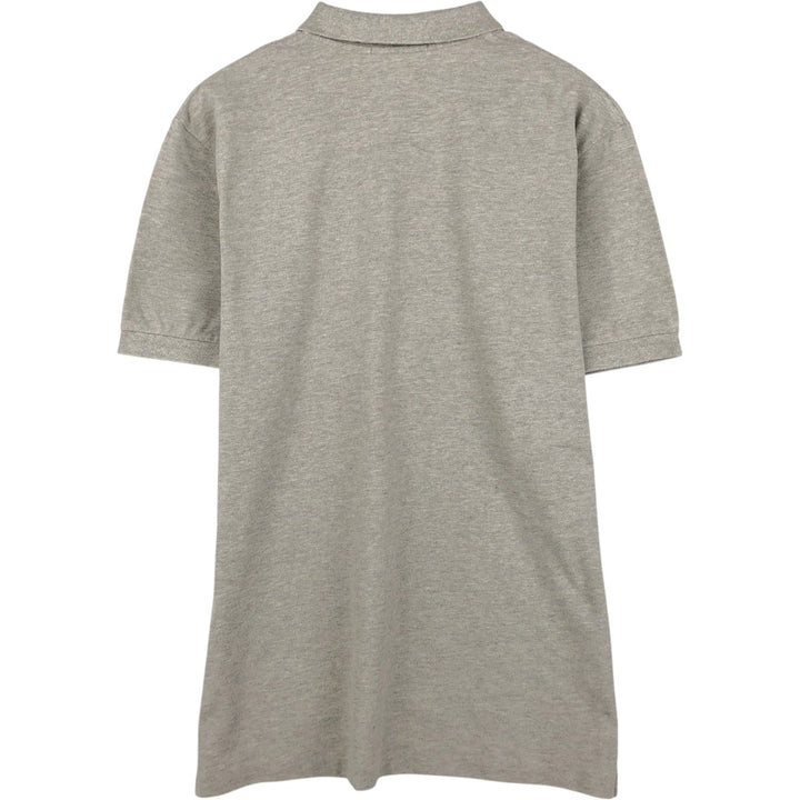 Ralph Lauren POLO by Ralph Lauren short sleeve polo shirt, men's size L cotton gray type Vintage Second Hand