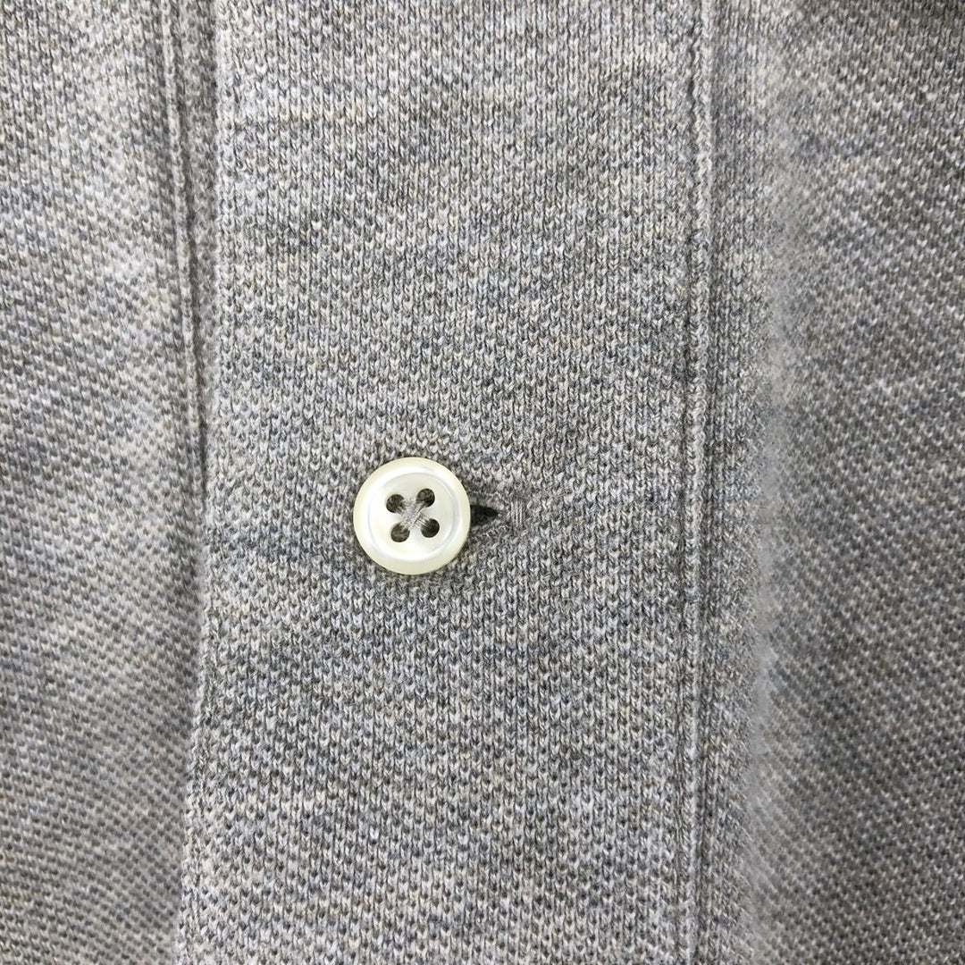 Ralph Lauren POLO by Ralph Lauren short sleeve polo shirt, men's size L cotton gray type Vintage Second Hand