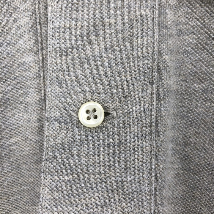 Ralph Lauren POLO by Ralph Lauren short sleeve polo shirt, men's size L cotton gray type Vintage Second Hand