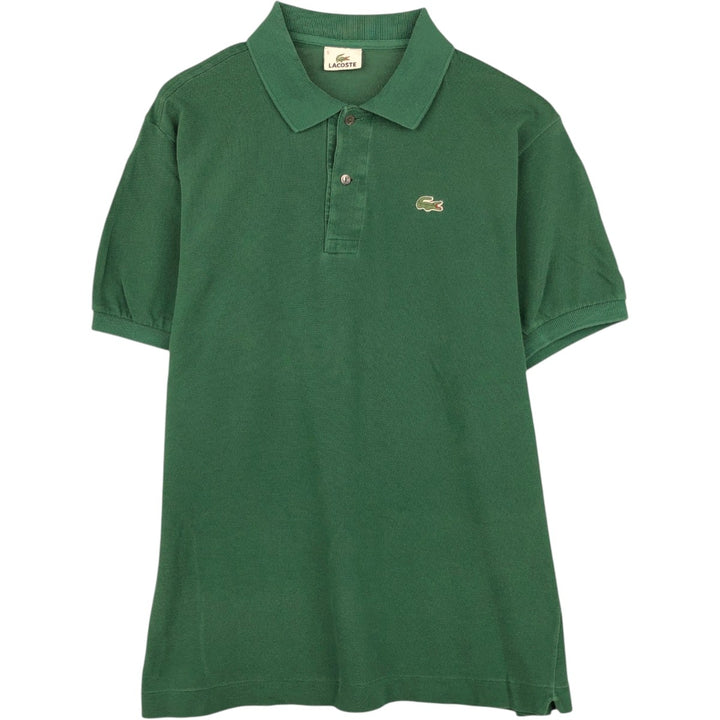 Lacoste LACOSTE Short Sleeve Polo Shirt Size 5 Men's L cotton green type Vintage Second Hand