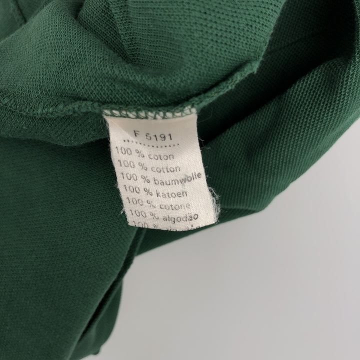 Lacoste LACOSTE Short Sleeve Polo Shirt Size 5 Men's L cotton green type Vintage Second Hand
