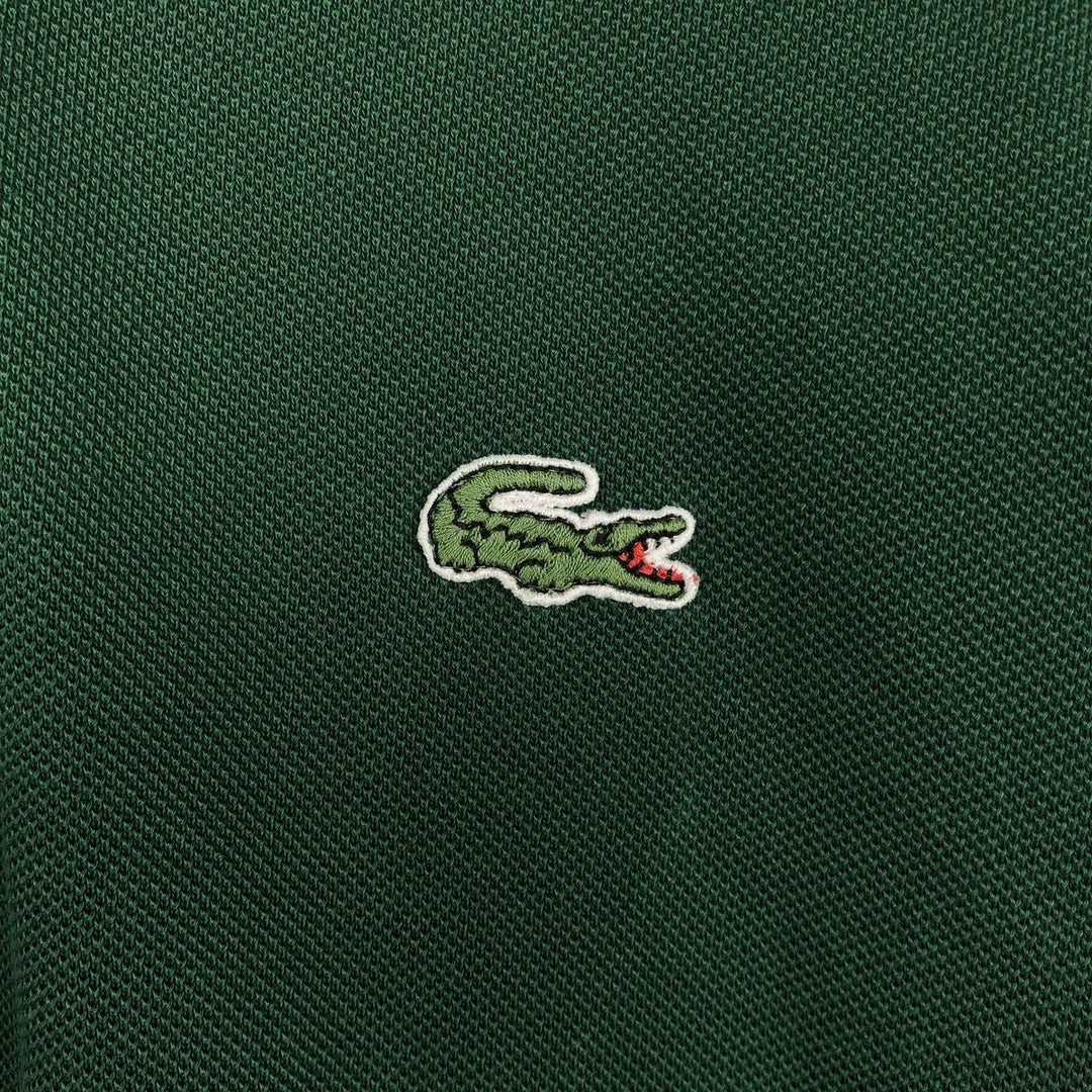 Lacoste LACOSTE Short Sleeve Polo Shirt Size 5 Men's L cotton green type Vintage Second Hand