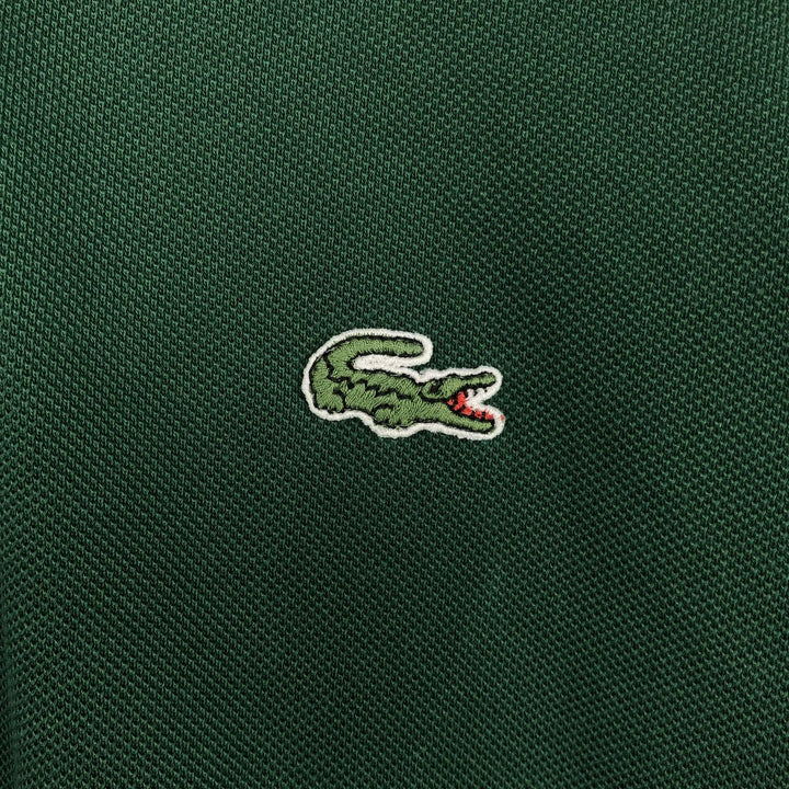Lacoste LACOSTE Short Sleeve Polo Shirt Size 5 Men's L cotton green type Vintage Second Hand