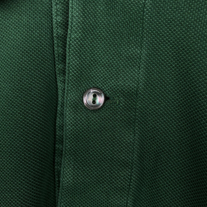 Lacoste LACOSTE Short Sleeve Polo Shirt Size 5 Men's L cotton green type Vintage Second Hand