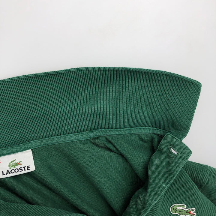 Lacoste LACOSTE Short Sleeve Polo Shirt Size 5 Men's L cotton green type Vintage Second Hand