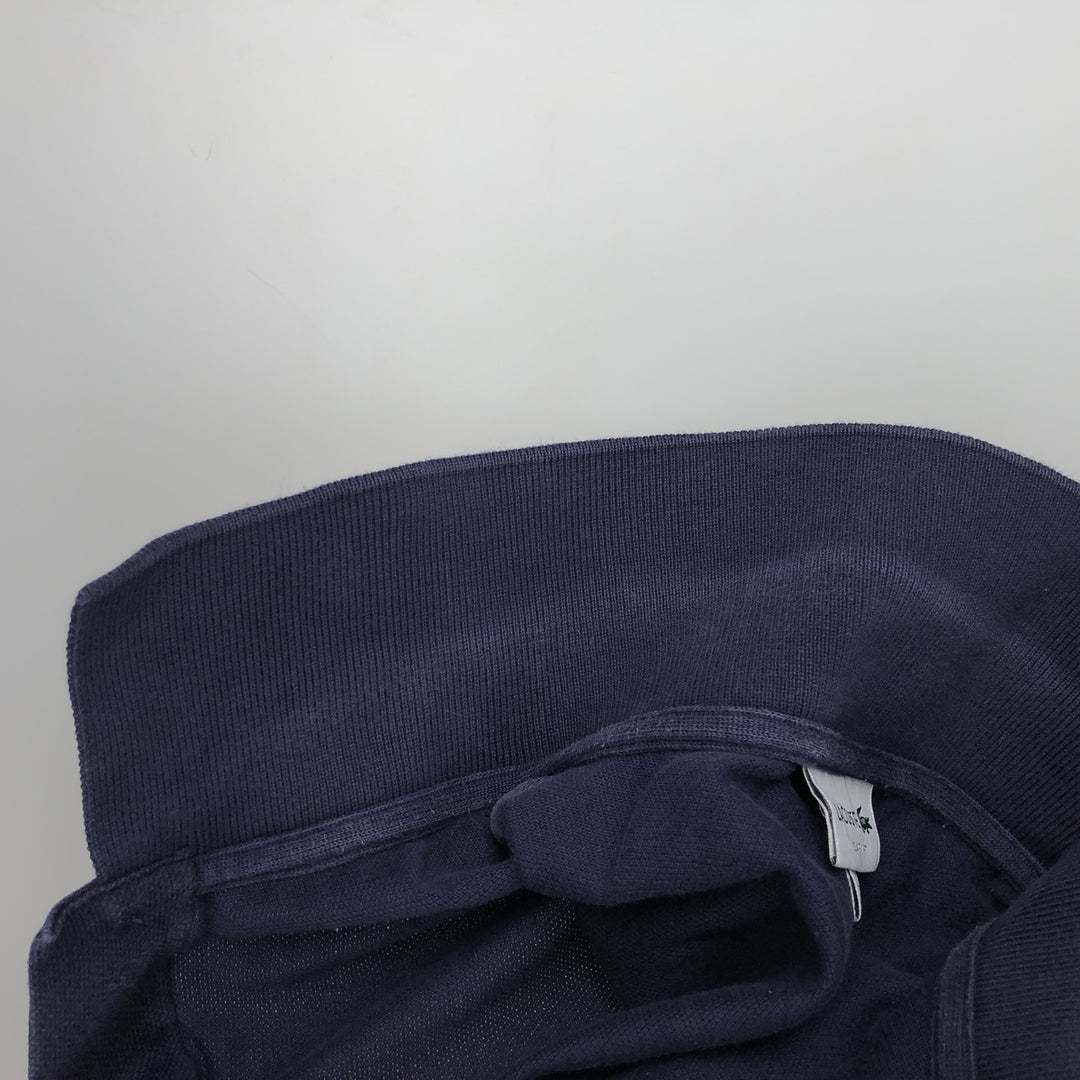Lacoste Classic Fit short sleeve polo shirt, men's size L cotton navy blue type Vintage Second Hand