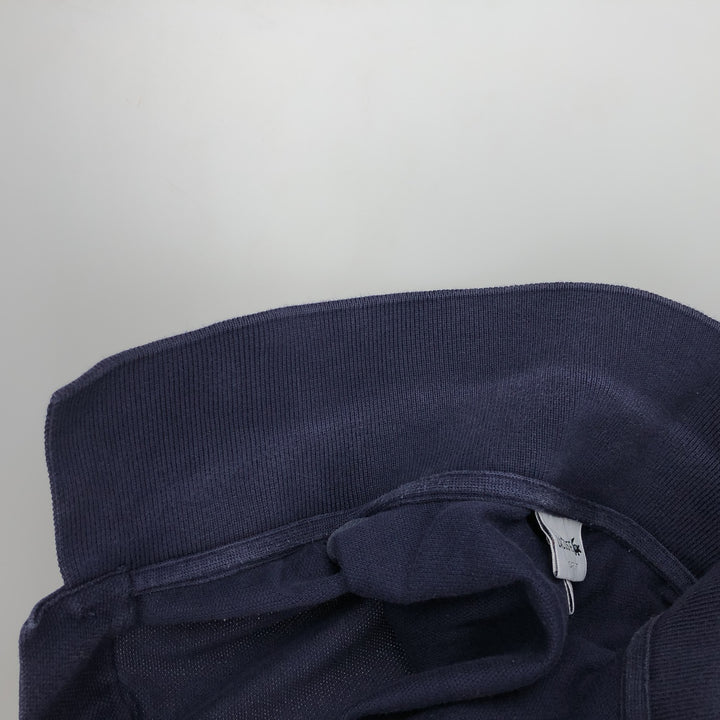 Lacoste Classic Fit short sleeve polo shirt, men's size L cotton navy blue type Vintage Second Hand