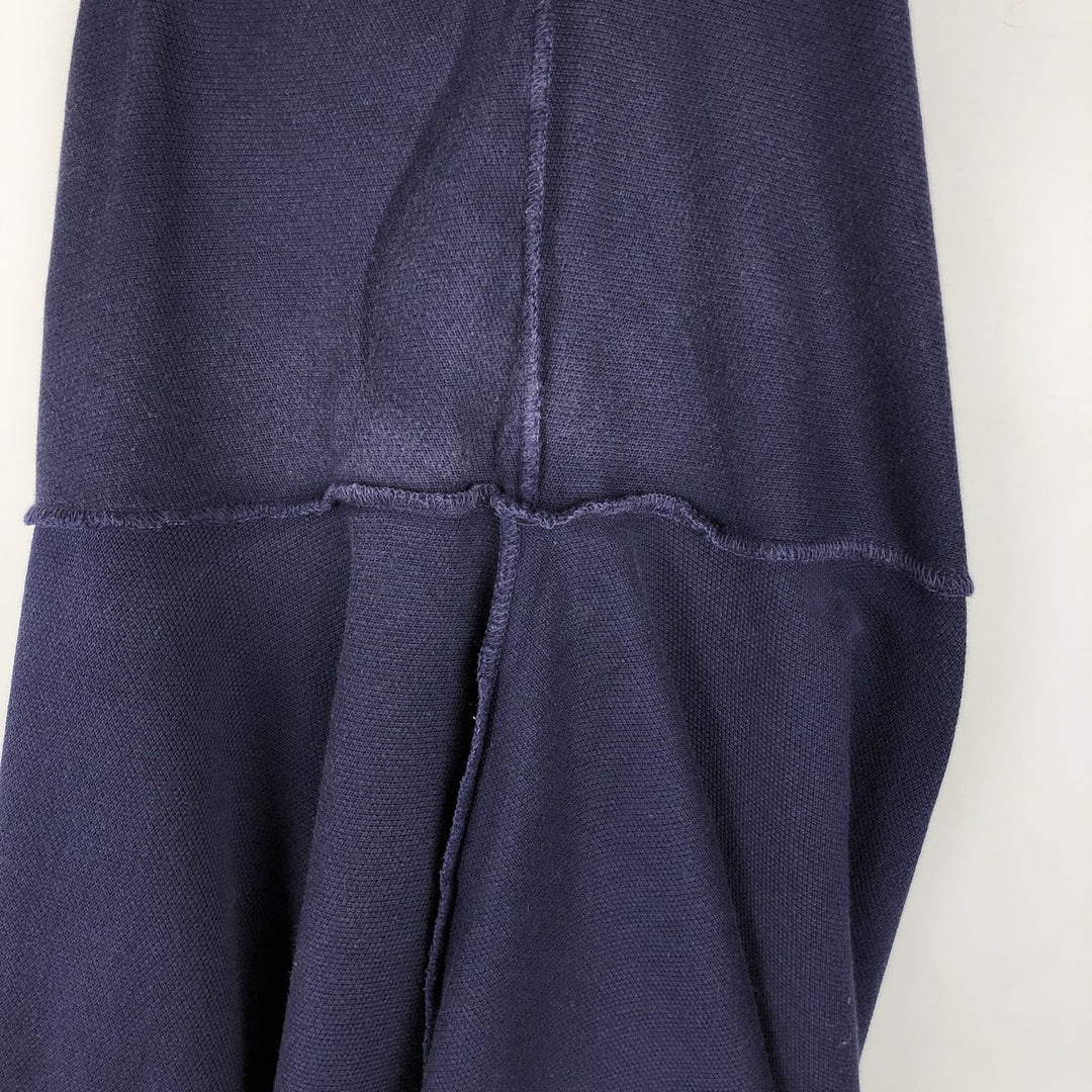 Lacoste Classic Fit short sleeve polo shirt, men's size L cotton navy blue type Vintage Second Hand