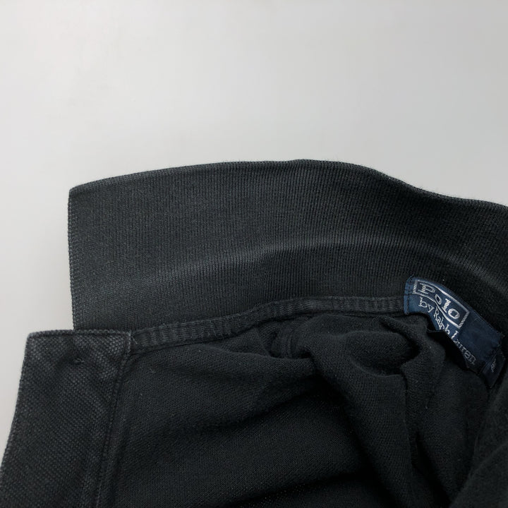 Ralph Lauren POLO by Ralph Lauren short sleeve polo shirt, men's size M cotton black type Vintage Second Hand