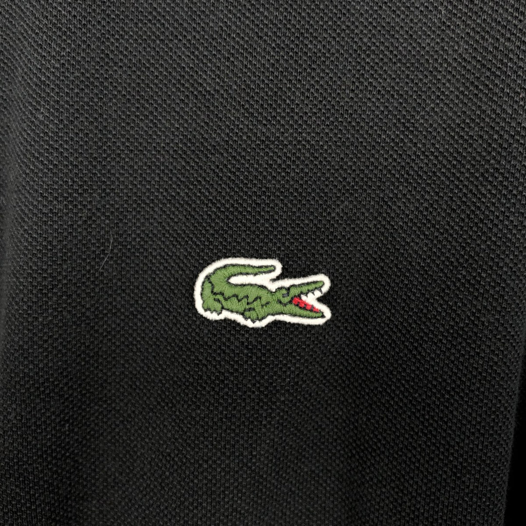 Lacoste LACOSTE Short Sleeve Polo Shirt Size 5 Men's L cotton black type Vintage Second Hand