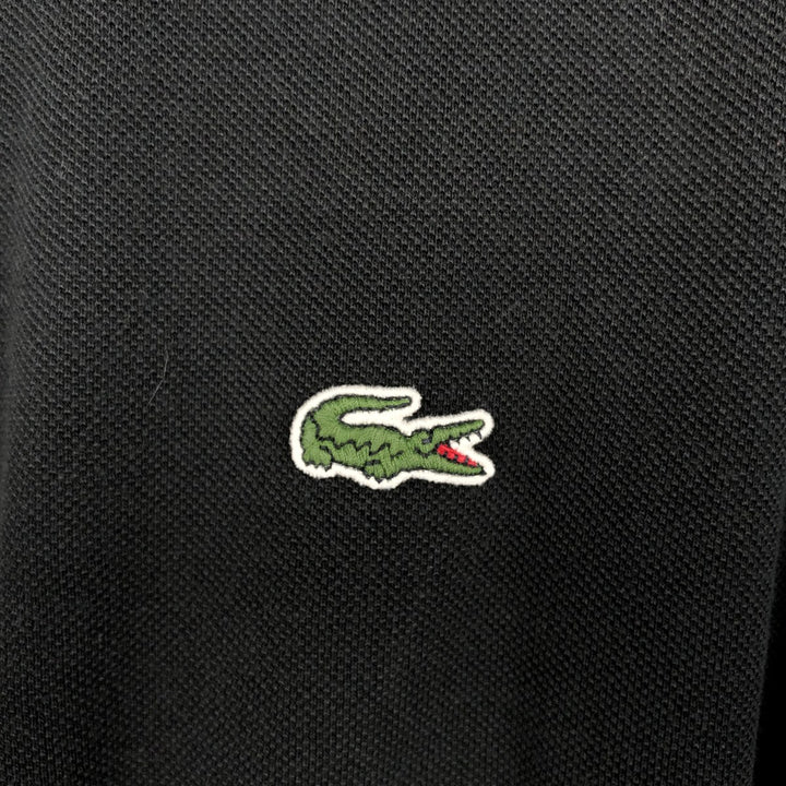 Lacoste LACOSTE Short Sleeve Polo Shirt Size 5 Men's L cotton black type Vintage Second Hand