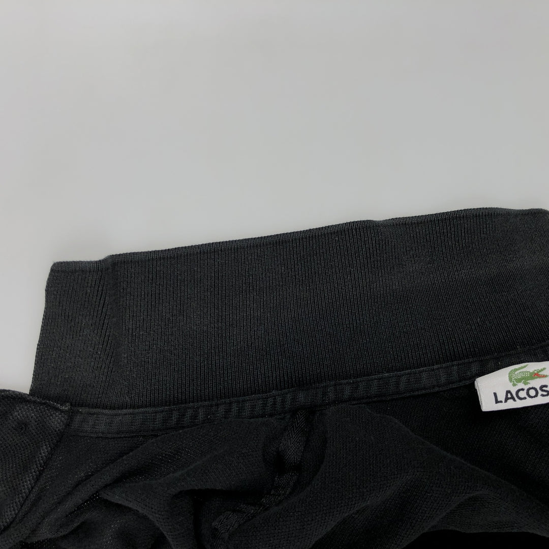 Lacoste LACOSTE Short Sleeve Polo Shirt Size 5 Men's L cotton black type Vintage Second Hand