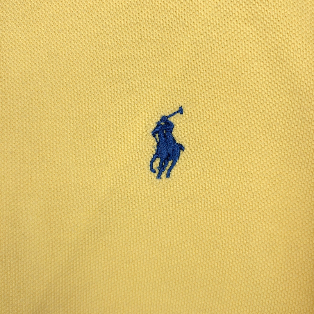 Ralph Lauren POLO by Ralph Lauren short sleeve polo shirt, men's size M cotton yellow type Vintage Second Hand