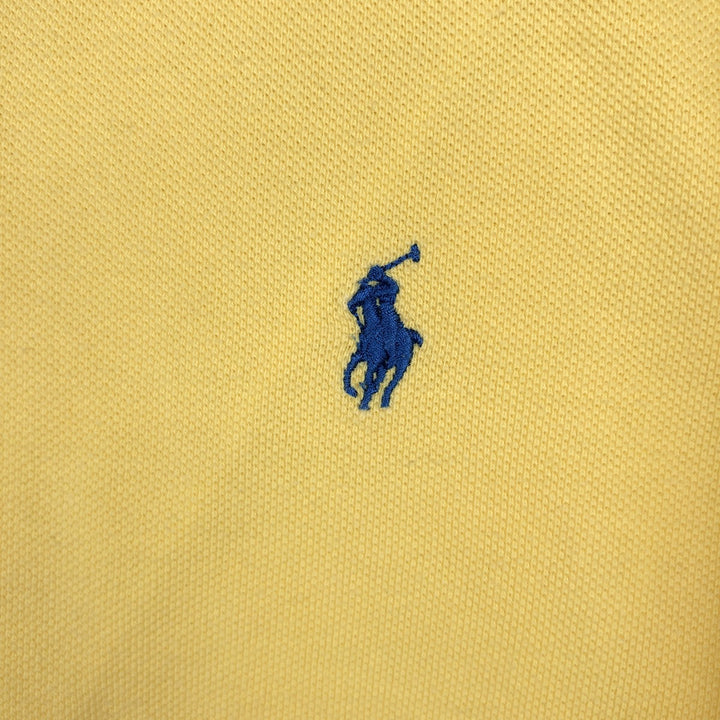 Ralph Lauren POLO by Ralph Lauren short sleeve polo shirt, men's size M cotton yellow type Vintage Second Hand