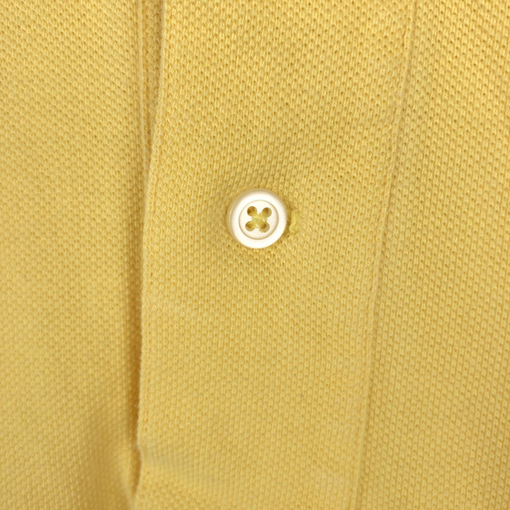 Ralph Lauren POLO by Ralph Lauren short sleeve polo shirt, men's size M cotton yellow type Vintage Second Hand