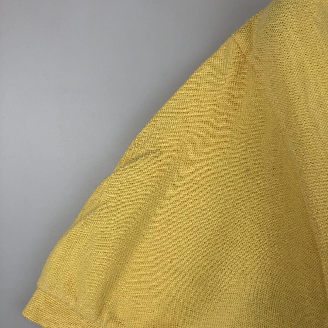 Ralph Lauren POLO by Ralph Lauren short sleeve polo shirt, men's size M cotton yellow type Vintage Second Hand